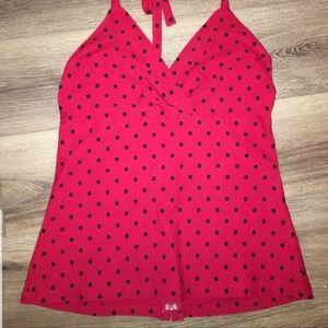 pin up style rockabilly halter top